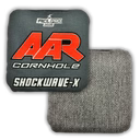 AAR Shockwave X 2026 - 1x4 Cornhole Bags - ACL Pro Cornhole Bags AAR Dark Grey/Red