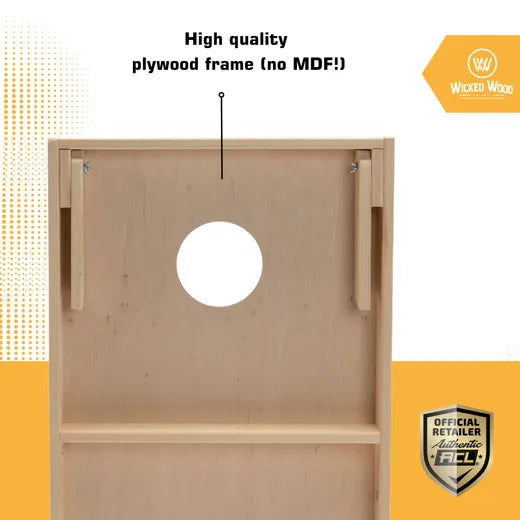 Cornhole Starting Kit - 90x60 - 1x Board / 2x4 Bags - Wicked Wood Cornhole sets Wicked Wood Games