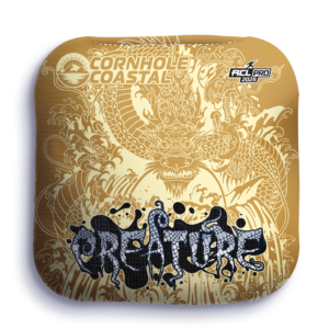 Cornhole Coastal - Creatures 2026 - ACL Pro Bags Cornhole Bags Coastal Far East Gold