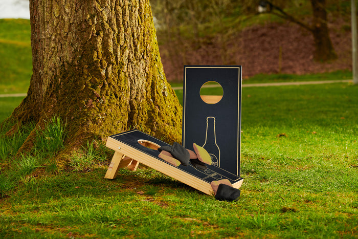 Cornhole Set met Eigen Design - Mini - Single Board Cornhole sets Wicked Wood Games